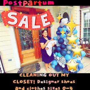 HUGE POSTPARTUM SALE👶🏼DESIGNER SHOES & CLOTHES🛍